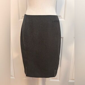 TERRA NOSTRA COLLECTION Elegant Pencil Skirt, Gray, Size 8